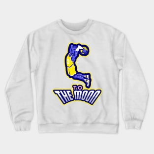 Lakers basketball dunk Crewneck Sweatshirt